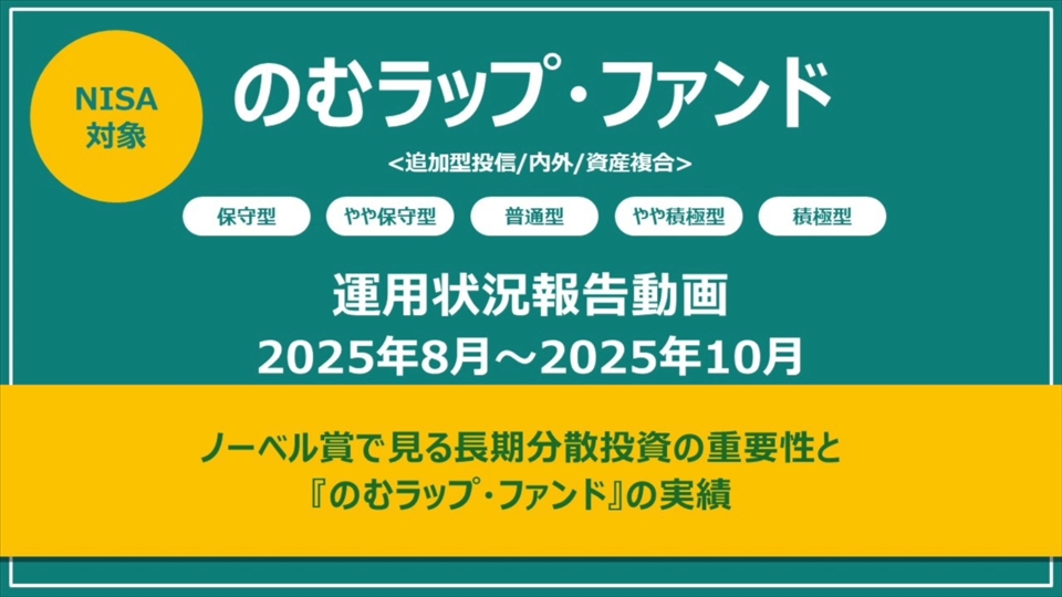 のむラップ・ファンド(普通型) | 商品・サービス | 野村アセット