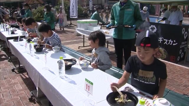 小学生の熱き戦い 制限時間１０分 ジンギスカン大食い大会 岡山 真庭市 Ohk 岡山放送