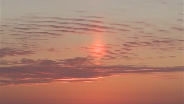 今シーズン一番の冷え込み 珍しい自然現象 太陽柱 現る 岡山 津山市 Ohk 岡山放送