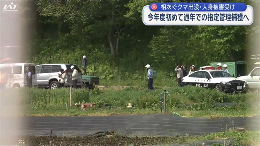 通年での指定管理捕獲を実施　出没情報アプリなどを使いクマとの遭遇を避けるよう呼びかけ【岩手】