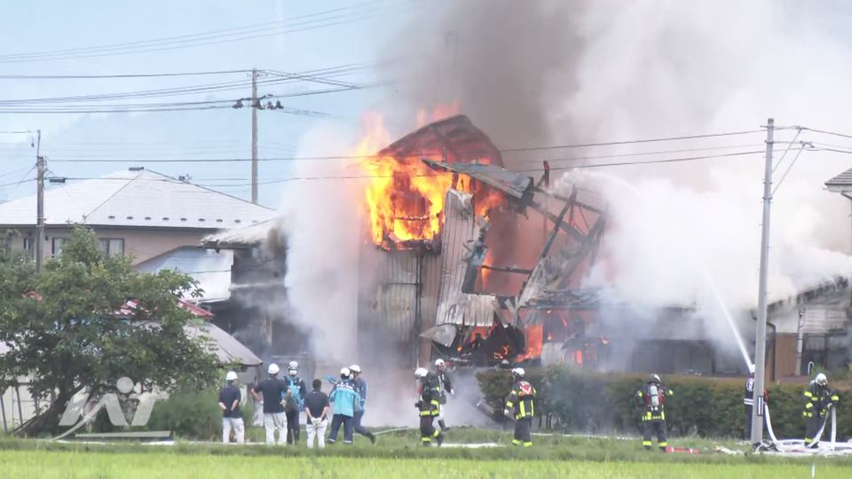 【速報】奥州市内で火事