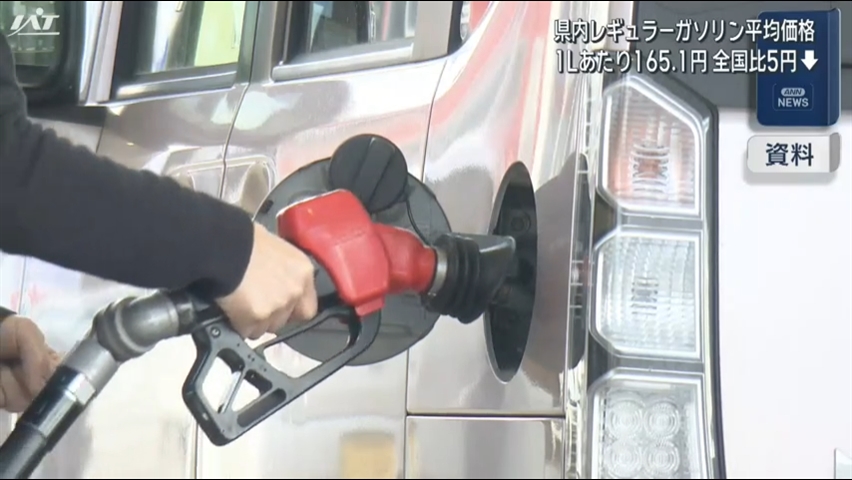 最新ガソリン価格【岩手】