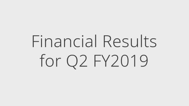 Recruit Holdings Co.,Ltd. Financial Results for Q2 FY2019