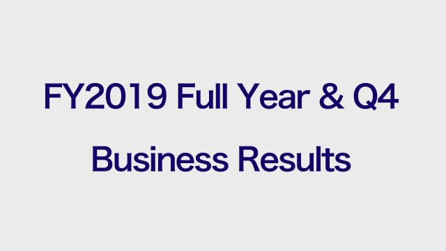 Z Holdings Corporation FY2019 Full Year & Q4 Business Results