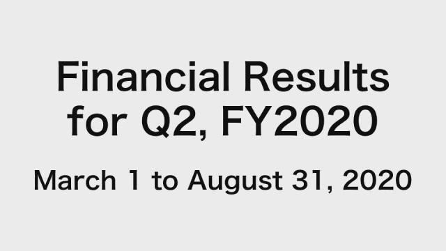 AEON MALL Co., Ltd. Financial Results for Q2, FY2020 March 1 to August 31, 2020