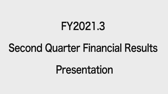 East Japan Railway Co. FY2021.3 Second Quarter Financial Results Presentation