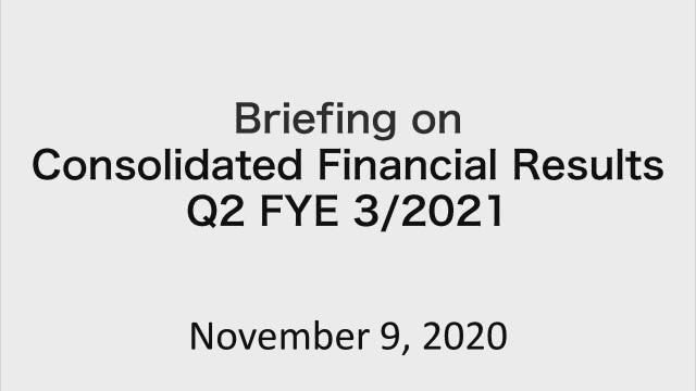 Marubeni Corporation Briefing on Consolidated Financial Results Q2 FYE 3/2021