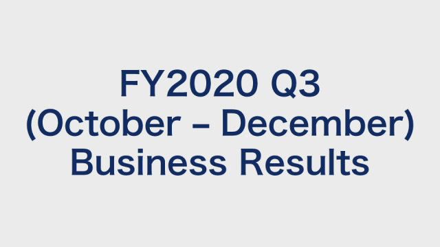 Z Holdings Corporation FY2020 Q3(October-December)Business Results