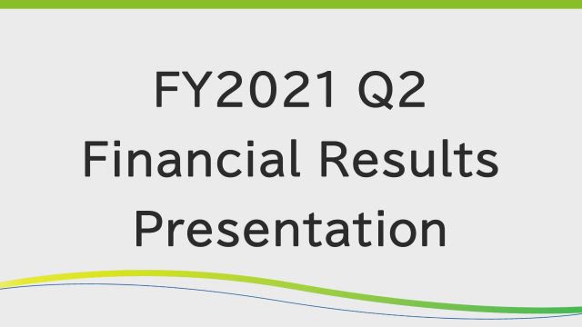 DAIICHI SANKYO COMPANY, LIMITED FY2021 Q2 Financial Results Presentation