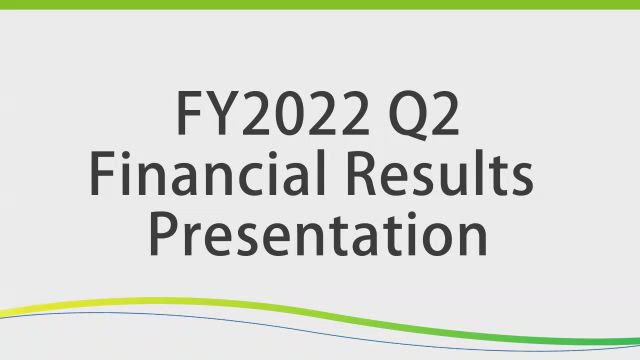 DAIICHI SANKYO COMPANY, LIMITED FY2022 Q2 Financial Results Presentation