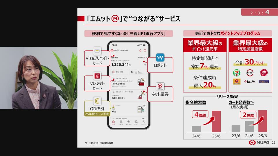 株式会社三菱ＵＦＪフィナンシャル・グループ 個人投資家向けオンライン会社説明会