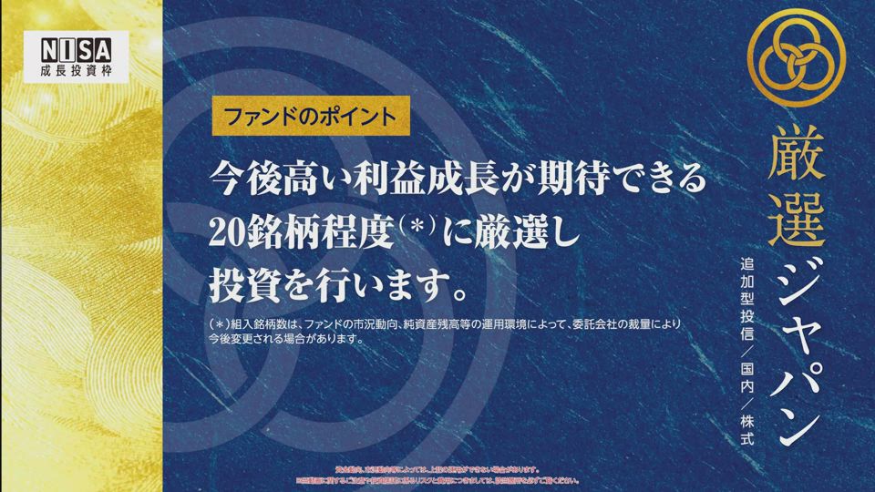 「厳選ジャパン」の魅力：社会課題の解決に貢献し、価値を生み出す企業を厳選