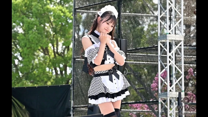 八掛うみ、可愛いすぎるメイド風水着でランウェイに登場！＜TREND GIRLS 撮影会  2024＞（WWSチャンネル）｜ｄメニューニュース（NTTドコモ）