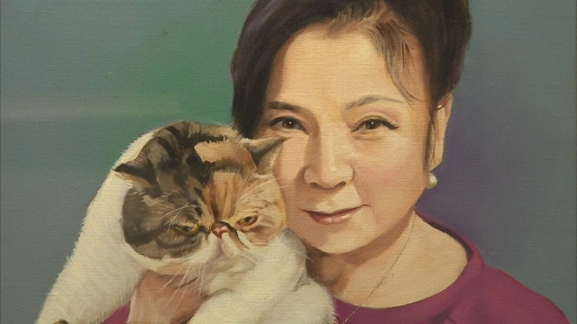 八代亜紀 絵画 思い出のものたち 想い出」1998年 ル・サロン展初入選作 F50号 - 八代亜紀