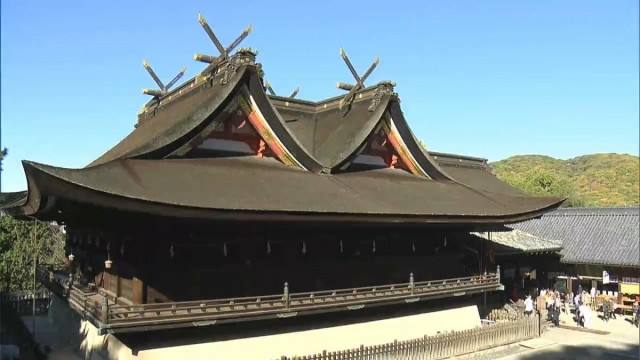 吉備津神社で奉祝大祭 本殿・拝殿の再建600年を記念 水戸岡鋭治さんが