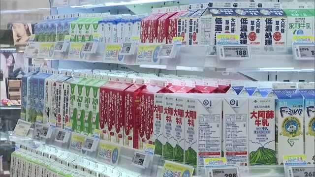 牛乳生産者を応援　イオン九州で家電や商品券などが当たるキャンペーン　運送費や飼料価格が高騰　深刻な牛乳離れ　酪農家の数は去年初めて１万戸下回る　「牛乳の消費を促進したい」　２月８日まで　福岡