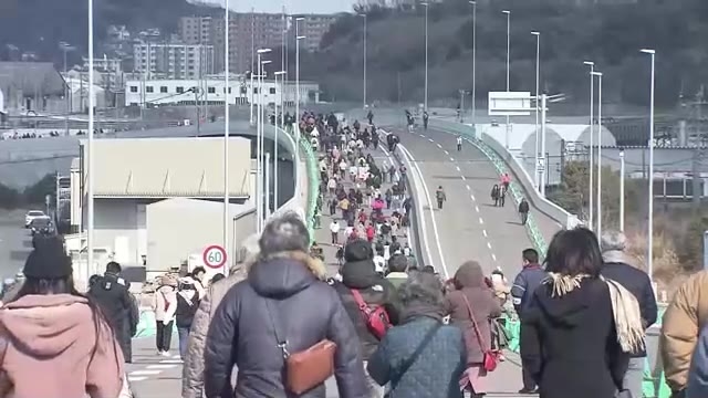 北九州都市高速道路　延伸区間（枝光～牧山）開通前にウォークイベント　福岡・北九州市