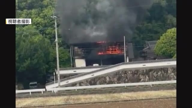 「バーベキューをしていた残骸から出火」「コンロを納屋に置いていた」　福岡・福智町で納屋を全焼
