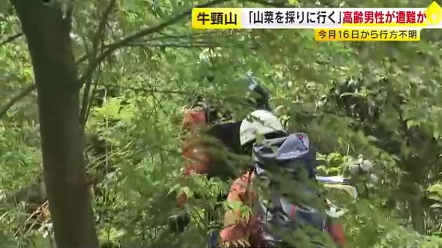 「山菜採りに行って帰ってこない」８４歳男性が牛頸山で遭難か　車発見も姿見当たらず警察など捜索続ける　福岡・大野城市