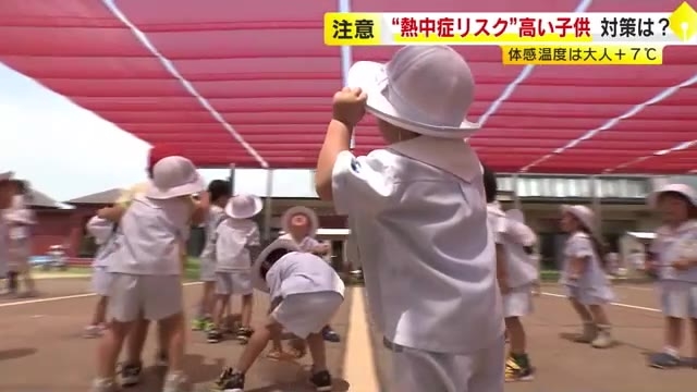 園庭を覆う大きなサンシェード…子供の熱中症を防げ　日なたより3度低く「遊ぶ時間をしっかり確保」　福岡の幼稚園
