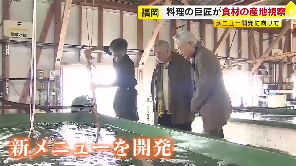 料理の巨匠2人が食材の産地を視察　福岡県イベントの新メニュー開発へ　「アナゴはフクと勝負できる」