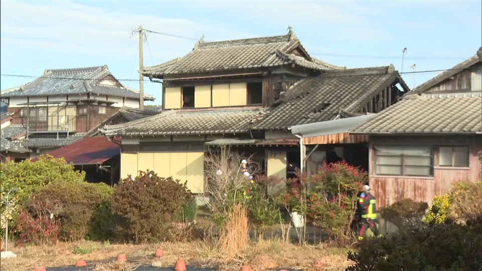 木造２階建て住宅で火災　性別不明の１人の遺体発見　住人の８６歳男性と連絡取れず　福岡・筑後市