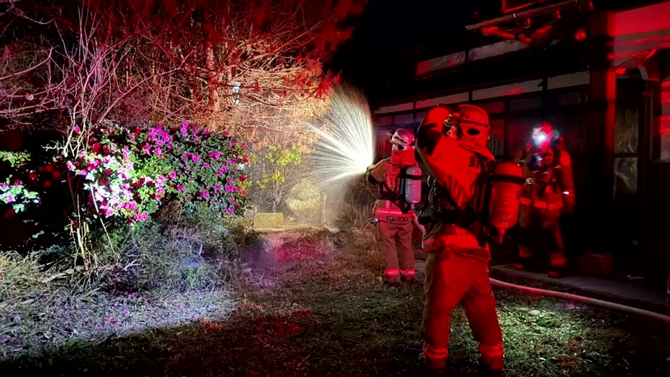 “放火”で無職男(46)を逮捕　「やっていないので分かりません」と否認　連続不審火との関連も捜査　福岡・嘉麻市