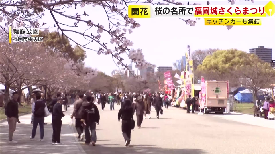 花見にも原油高騰の影響がじわり　キッチンカーでは充電式バッテリー活用　節約で「移動中も冷暖房は使わない」　福岡