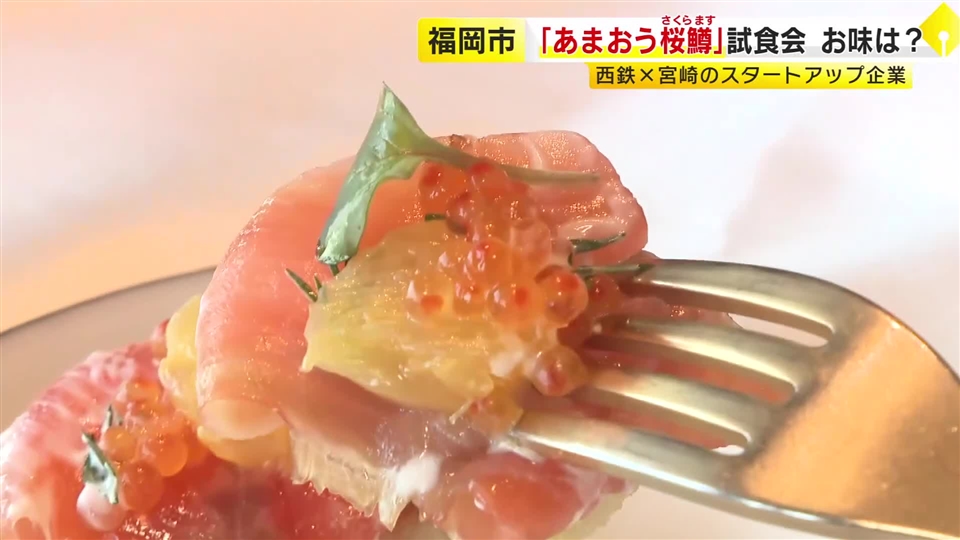 「あまおう」食べて育ったサクラマス　脂はさっぱりで臭みなし　西鉄と大学発ベンチャーが共同開発　6月からホテルの料理で提供　福岡